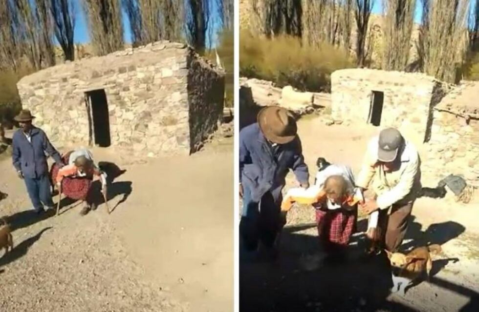 Rescatan a una anciana herida de un perdido paraje de Malargüe