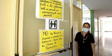 En el lugar aislado solo ingresan los médicos\u002E