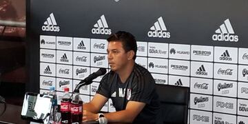 Marcelo Gallardo volvió a hablar tras varios días y luego de la primera final de Copa Libertadores ante Boca\u002E