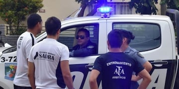 Graves incidentes entre hinchas de Guaraní y Huracán\u002E (Foto: Misiones Online)