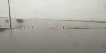 Inundaciones Sur Entrerriano\nCrédito: Facebook