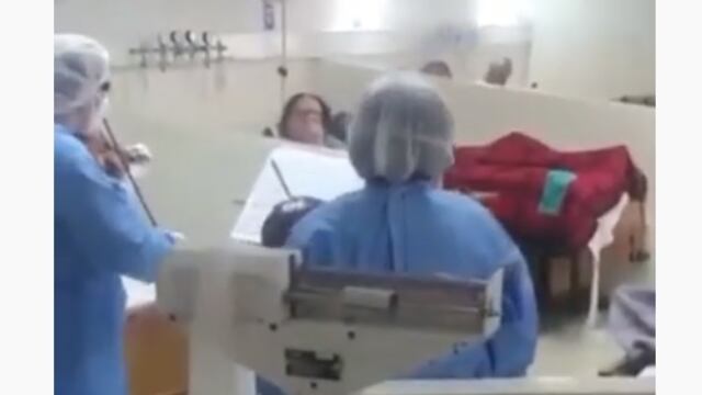 Músicos sorprendieron a pacientes internados