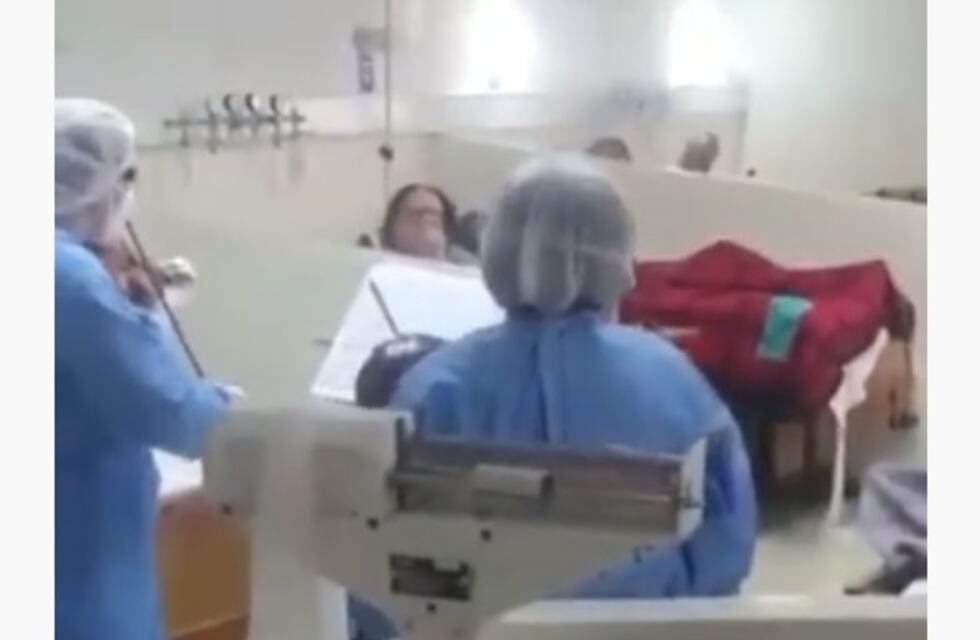 Músicos de la orquesta sinfónica le dieron una linda sorpresa a pacientes internados