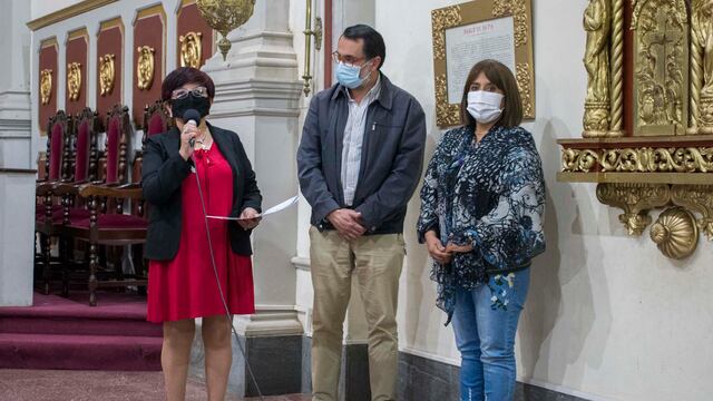 Elba Cáceres agradeció en nombre de todos los catequistas de la diócesis el reconocimiento del Concejo Deliberante.