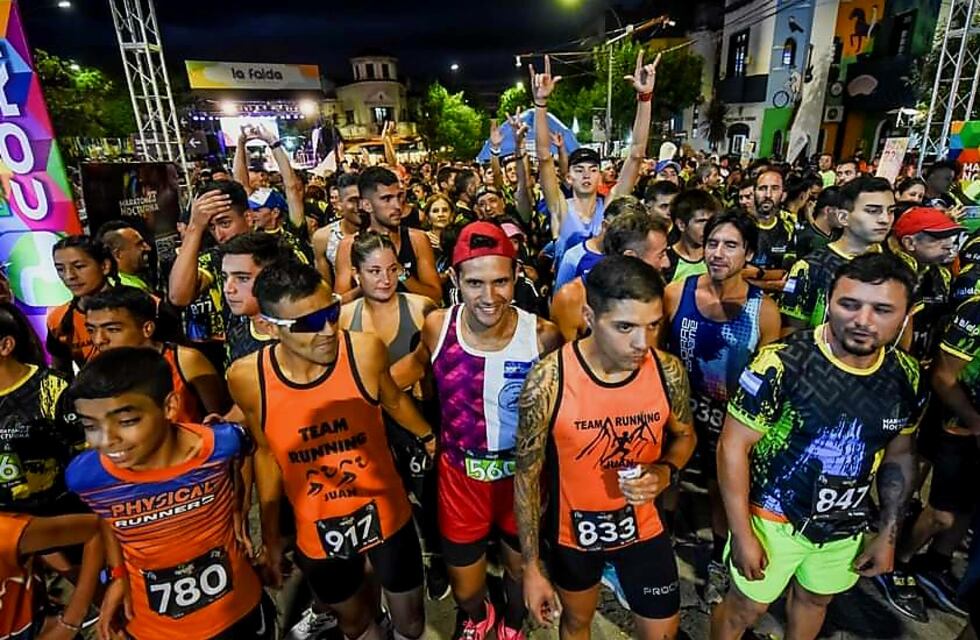 La Falda vivió una noche de récord con la 24° edición de la Maratón Nocturna