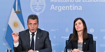 Sergio Massa y Fernanda Raverta