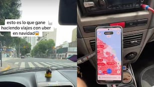 Mostró la cifra que ganó en Navidad.