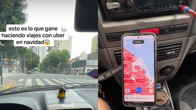 Mostró la cifra que ganó en Navidad.