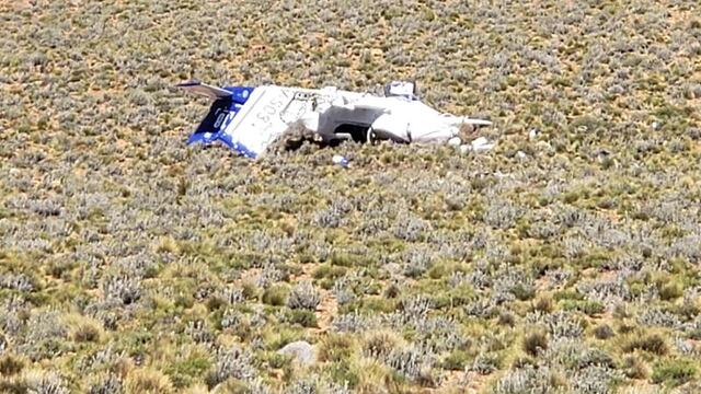 Afortunadamente los cinco tripulantes de la aeronave resultaron con heridas leves. La avioneta resultó con graves daños. Gentileza Los Andes