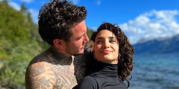 Alex Caniggia y Melody Luz