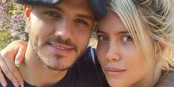 Mauro Icardi Y Wanda Nara. (Instagram)