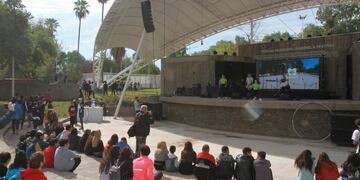 El teatro Gabriela Mistral será escenario de una de las actividades previstas por la Comuna de la Ciudad para Conbmemorar el Día Nacional de la Memoria. Gentileza