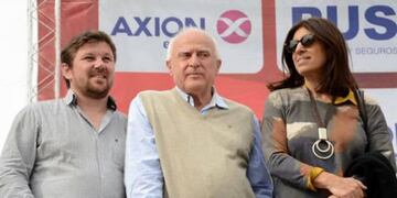 Pablo Pinotti, Miguel Lifschitz y Clara García