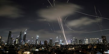 Ataques iraníes en Israel. Imagen ilustrativa. (AP)