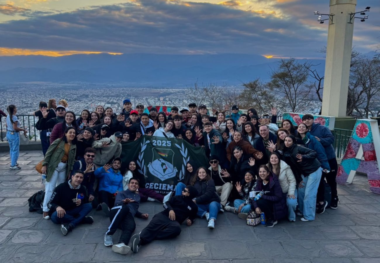 Egresados rosarinos eligieron Salta como destino de viaje.