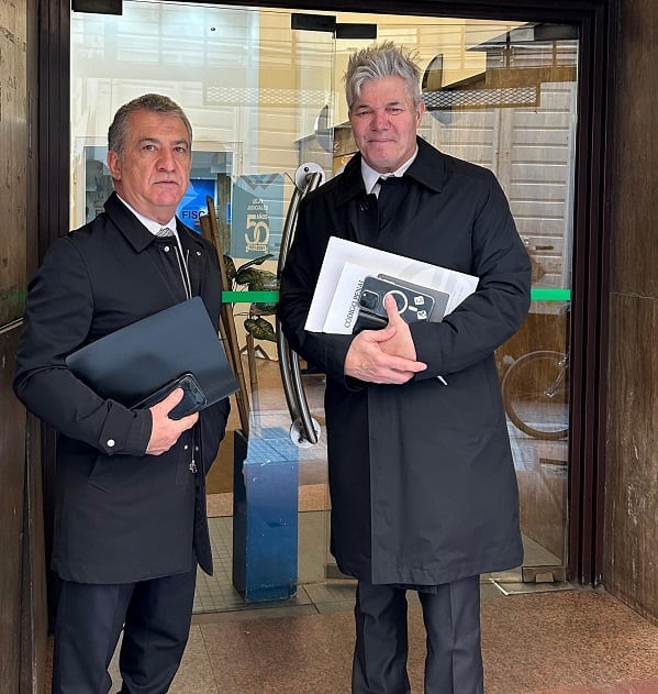Sergio Urribarri y Fernando Burlando.