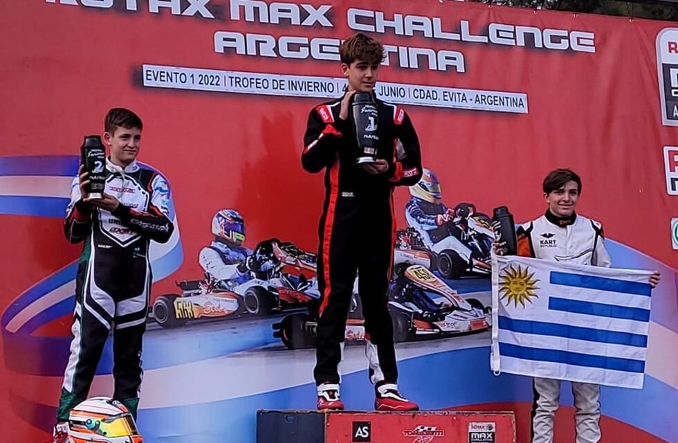 Gran arranque de Fausto Arnaudo en el torneo de invierno de karting y en una nueva categoría