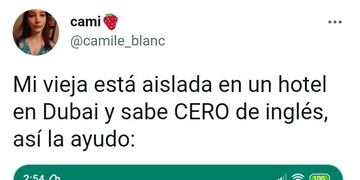 La historia de una joven marplatense se hizo viral en las últimas horas cuando expuso la forma en que le debió explicar la pronunciación a su mamá que permanece alojada en un hotel.