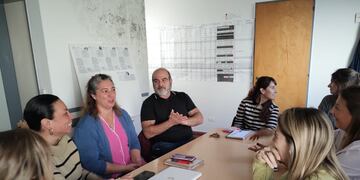 Reunión entre las distintas áreas de Salud de Tres Arroyos con representantes de la Región Sanitaria Uno