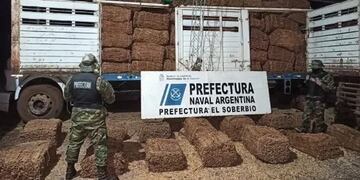Secuestran cargamento de tabaco en El Soberbio.