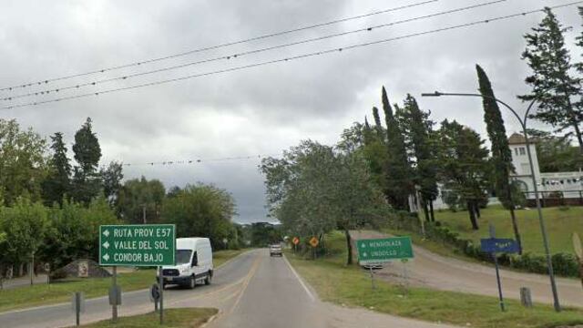 De Mendiolaza a Villa Allende. El tránsito se verá afectado por obras de cloacas (Captura de Street View).