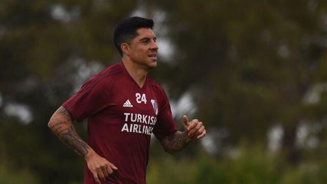 El mendocino es una de las grandes figuras del equipo de Gallardo. (Prensa River)