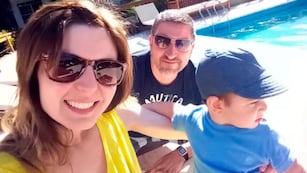 El padre, la madre y el nene.