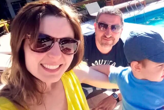 El padre, la madre y el nene.