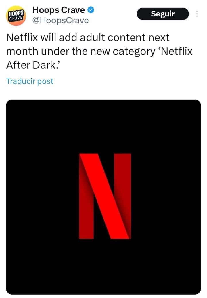 La decisión que tomaría Netflix con el contenido de adulto en su plataforma.