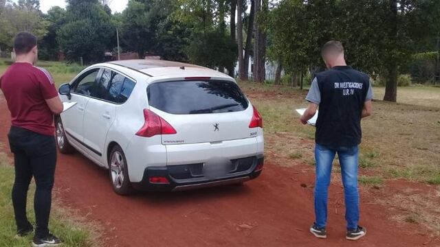 Recuperan un auto en Puerto Rico con pedido de secuestro de Buenos Aires.