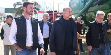 Omar Perotti recorrió la FiNaCo y la Fiesta Nacional del Holando Argentino en San Vicente