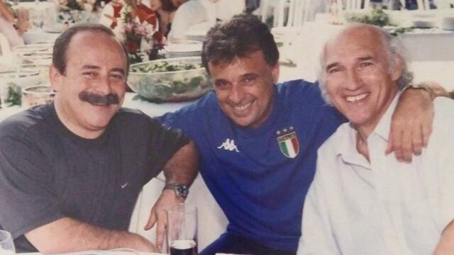 Daniel Comba junto a Jorge Guinzburg y Carlos Bianchi. (Foto: archivo).