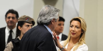Alberto Fernández y Fabiola Yañez