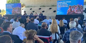 Pérez y Soldini firmaron acta compromiso de los nuevos desafíos en la educación