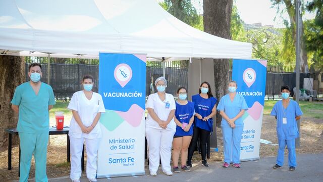 Campaña de vacunación contra el coronavirus en Santa Fe (Gobierno de Santa Fe)
