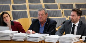 Marcelo Macarrón, en los Tribunales de Río Cuarto.