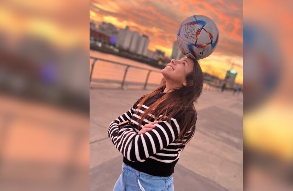 Conocé a Belén Godoy, la salteña que enloqueció a todos en las calles de Qatar con sus juegos con la pelota