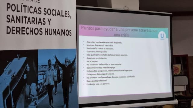 Continúan los talleres itinerantes de promoción de la salud mental