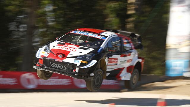 Elfyn Evans, en el Toyota Yaris WRC.