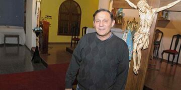 Hugo Pernini, el cura que fue denunciado (Foto http://www.laarena.com.ar/).
