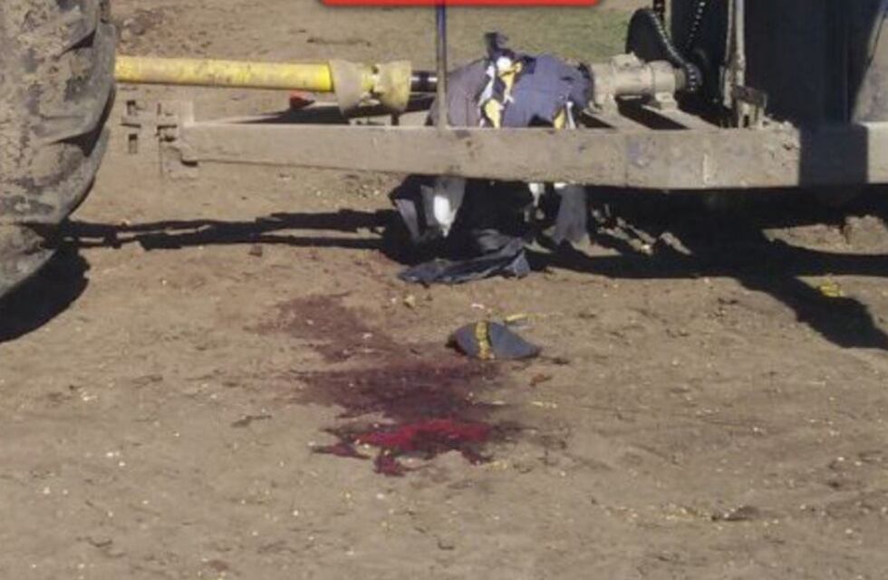 Accidente en el campo: murió un joven que cayó sobre el eje de un tractor