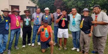 “Los Cumpitas” celebrando 30 años de amistad, en Jujuy