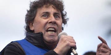 Pablo Micheli, secretario general de la Central de Trabajadores Argentinos (CTA Autónoma)\u002E