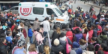 Una ambulancia llegó para atender a Zelaya, pero la mujer no resistió y terminó falleciendo\u002E