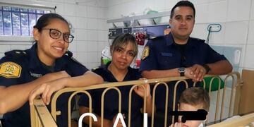 Menor abandonado en Concordia