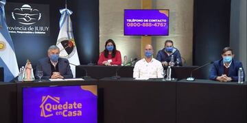 Los integrantes del COE Jujuy presentaron el informe N° 154\u002E