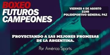El festival de box en el Polideportivo General Paz\u002E