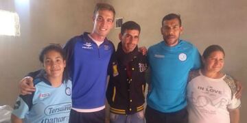 Juan Cruz Komar junto a Juan Quiroga\u002E