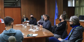 Músicos se reunieron con los concejales rafaelinos