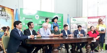 Presentación de la 29º edición de la Fiesta Nacional del Chamamé\u002E (Foto: Gobierno de Corrientes)